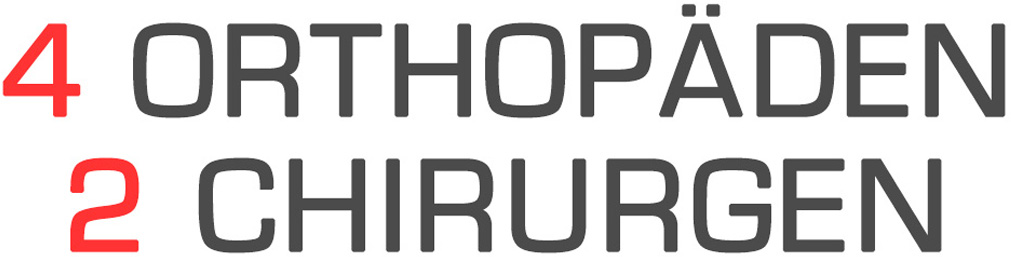 4Orthopäden 2Chirurgen
